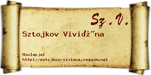 Sztojkov Viviána névjegykártya